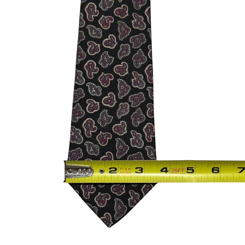 Vintage Christian Dior Paisley Multicolor Patterned Tie Men's‎ Designer